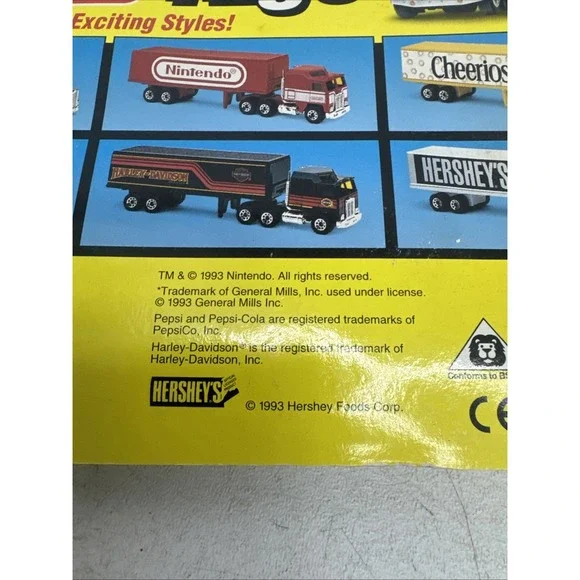 VTG 1993 Super Matchbox Rigs Semi Truck Hersheys STK NO34330 - Picture 8 of 8